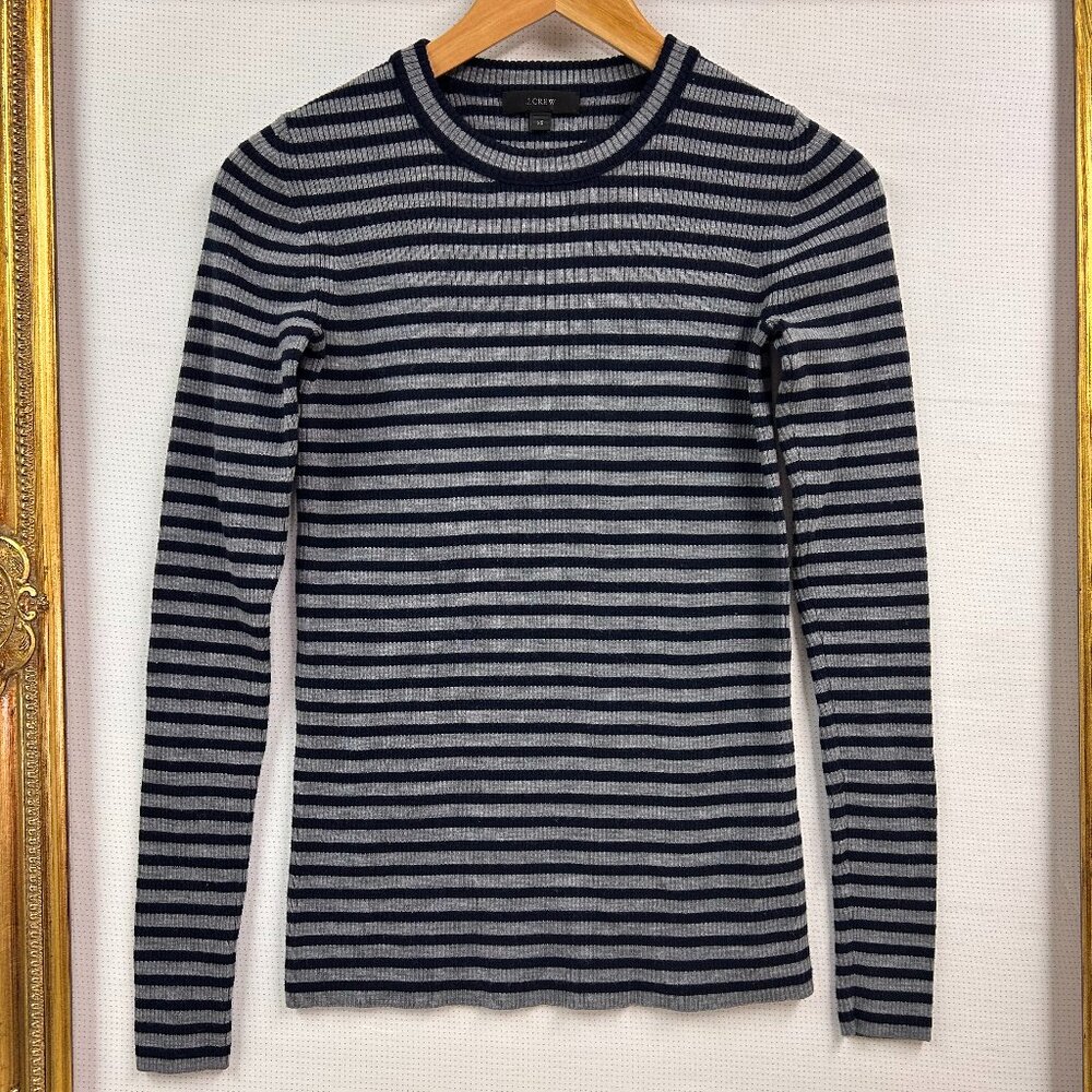 Not available J. Crew Striped Merino Wool Top